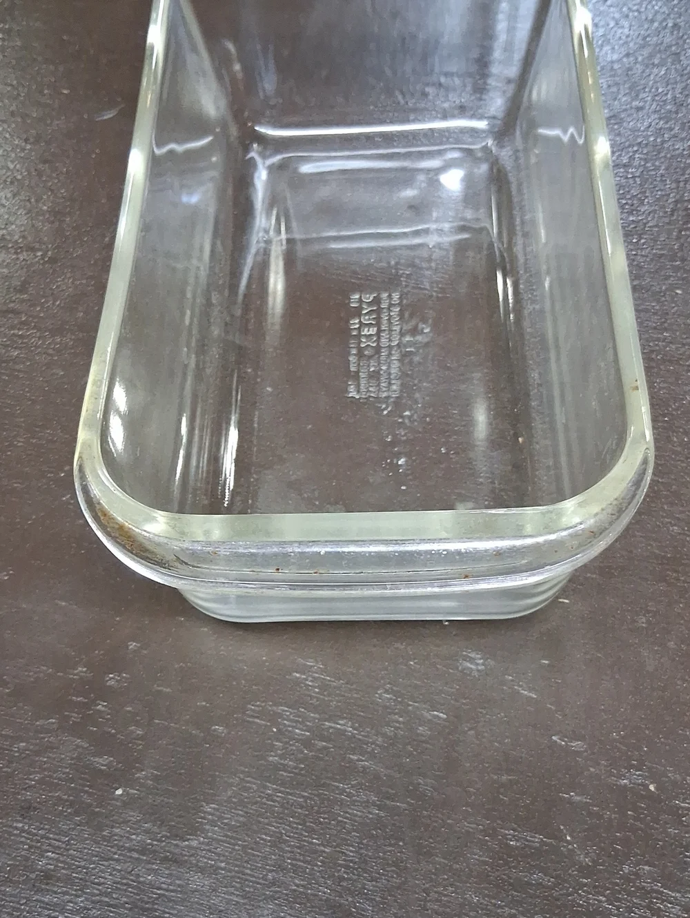 Vintage Pyrex 213 Clear Glass Loaf Pan 8.5 x‎ 4.5 x 2.5 Ovenware Made in USA